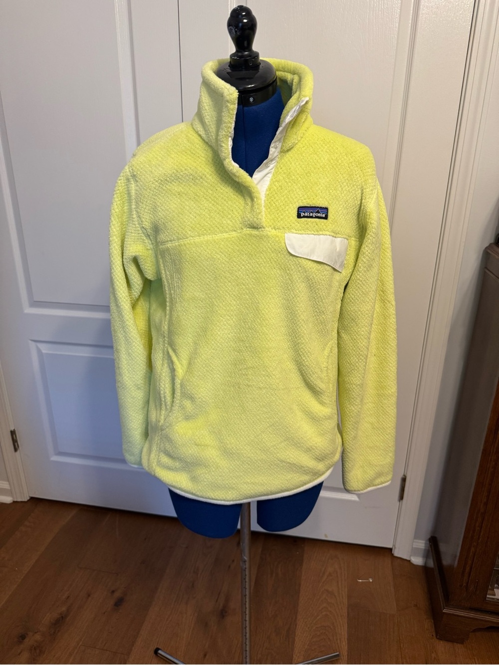 Patagonia Yellow Fleece Pullover Jacket